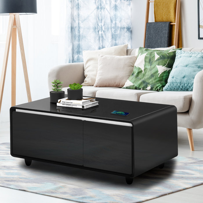 Livtab Smart Coffee Table with Fridge and Wireless Charging & Reviews